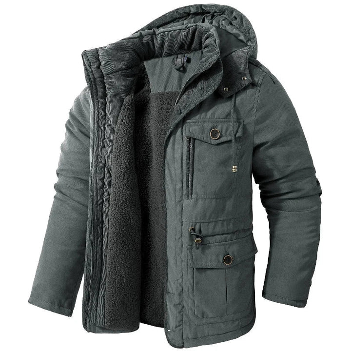 Comfortabele unisex winterjas met warme voering, waterdicht en ademend. Ideaal voor actieve winterkleding.