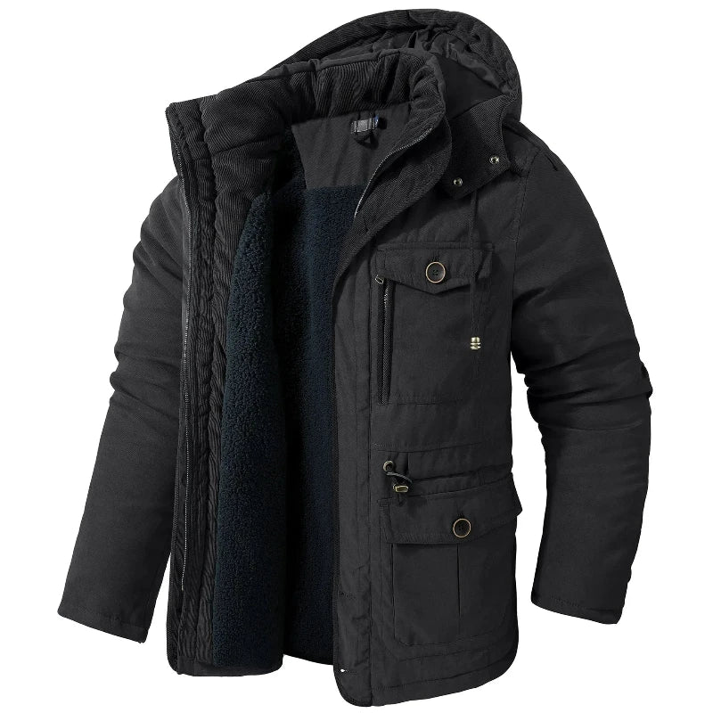 Hoogwaardige waterdichte unisex winterjas, warm en winddicht. Perfecte parka voor bescherming tegen extreme kou.