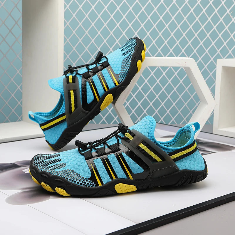 Stijlvolle unisex waterschoenen als sneakers, perfect voor zwemmen, strand en watersport. Comfortabel & sneldrogend outdoor.