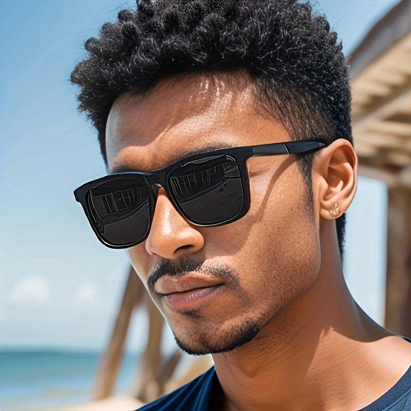 Lichtgewicht Y2K zonnebril voor unisex, met UV-bescherming en polariserende lenzen, perfect voor vissen.