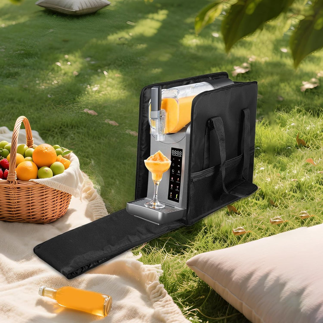 Praktische reistas voor drankmaker; ideaal voor picknick, kamperen & buiten gebruik, met handvat.