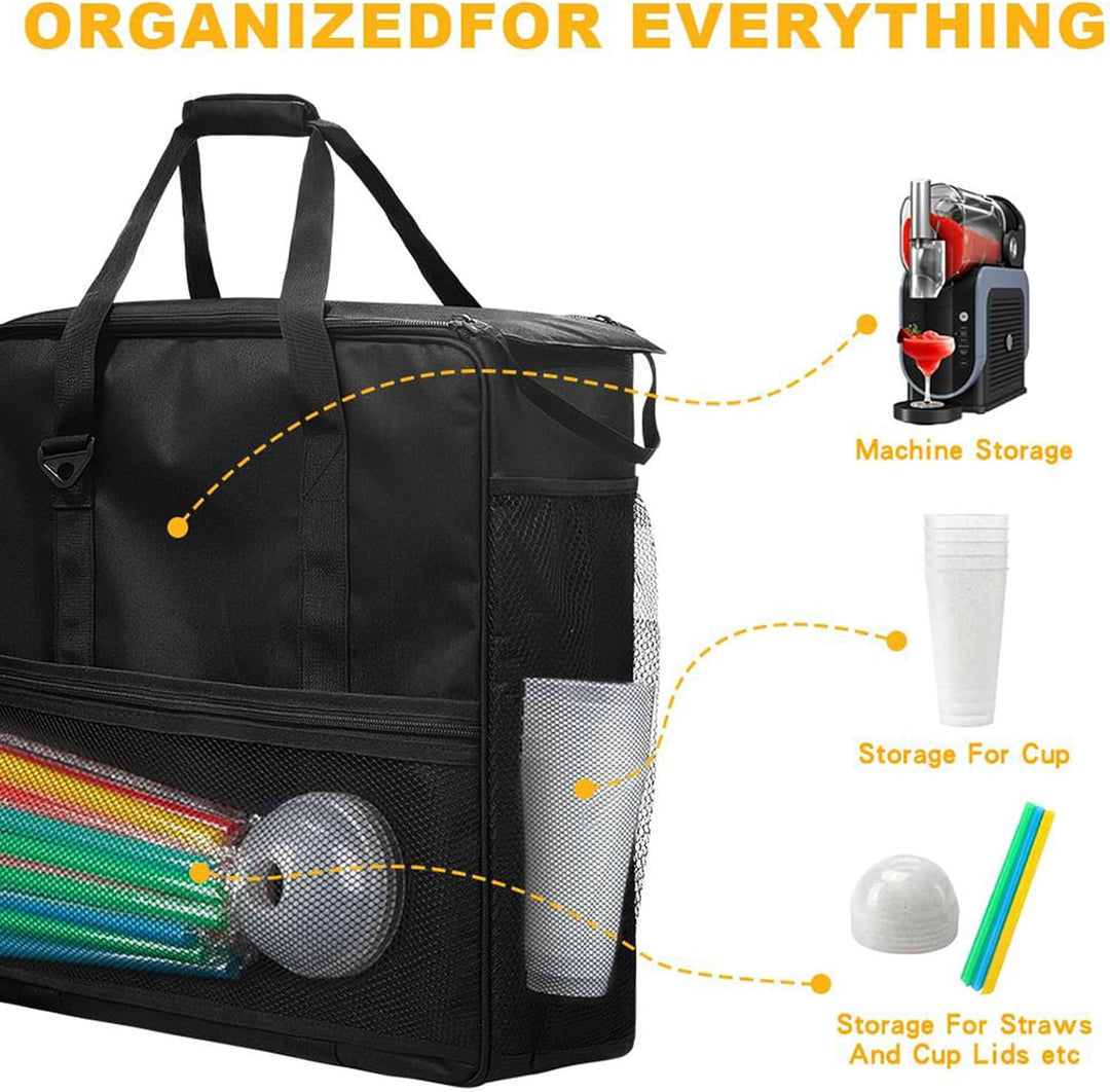 Outdoor draagtas voor Freezing Drink Maker; essentieel accessoire voor kamperen en festivals.