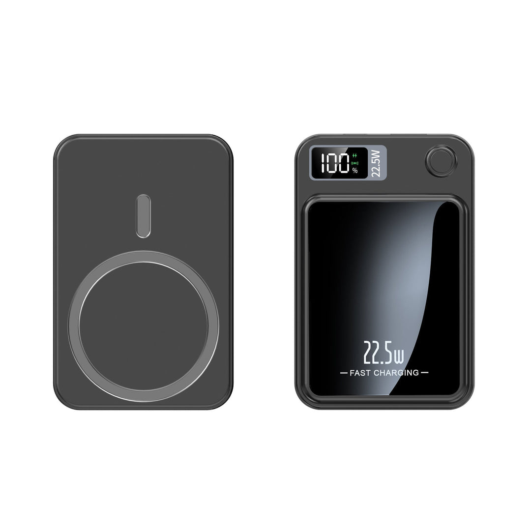 Alles-in-één 10000mAh powerbank: draadloze oplader, snellader. Universeel voor telefoon en tablet.