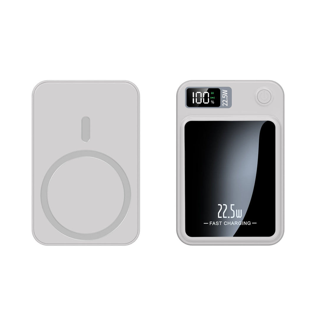 Moderne 10000mAh powerbank: snellader en draadloze oplader voor al je telefoonaccessoires. Universeel.