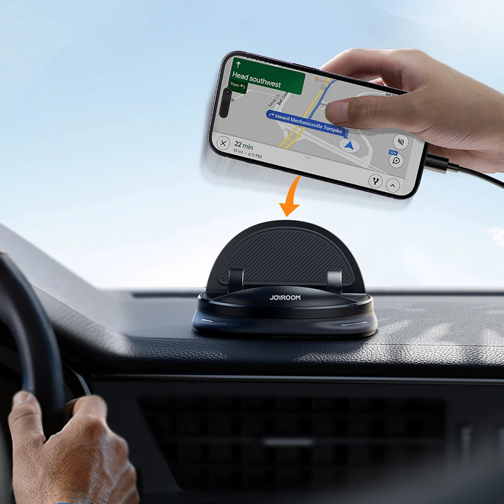 Universele telefoonhouder voor in de auto, 360° draaibaar. Veilig je smartphone bevestigen tijdens het rijden.