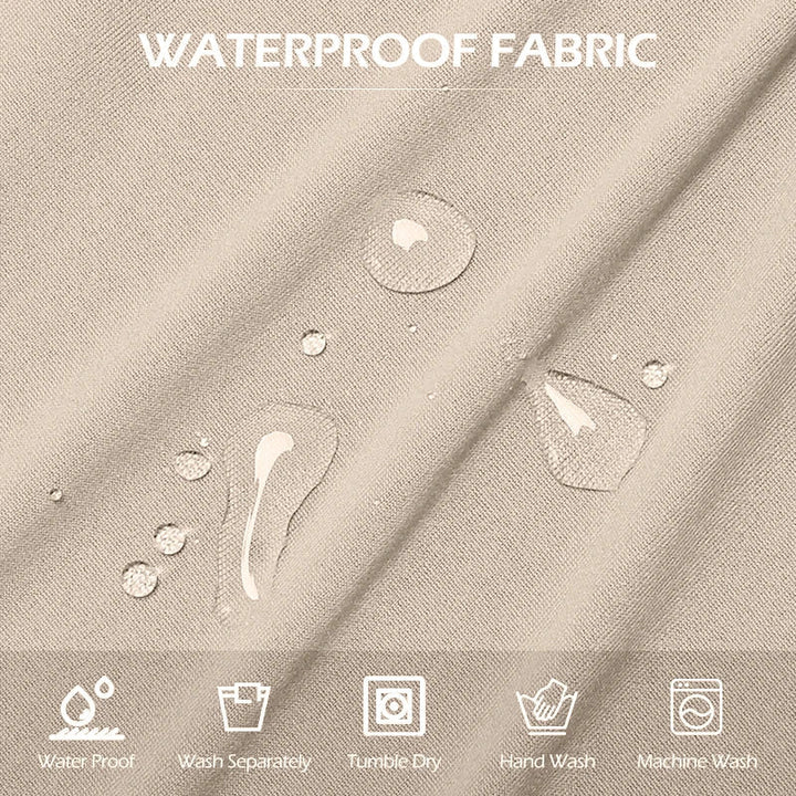 Complete meubelbescherming met deze waterdichte, rekbare barstoelhoes, ideaal voor huishoudens met kinderen/huisdieren.