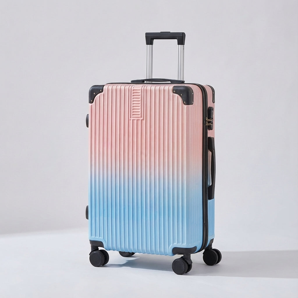 Trendy harde koffer met opvallende print. Voorzien van zwenkwielen en TSA slot voor comfortabel en veilig reizen.