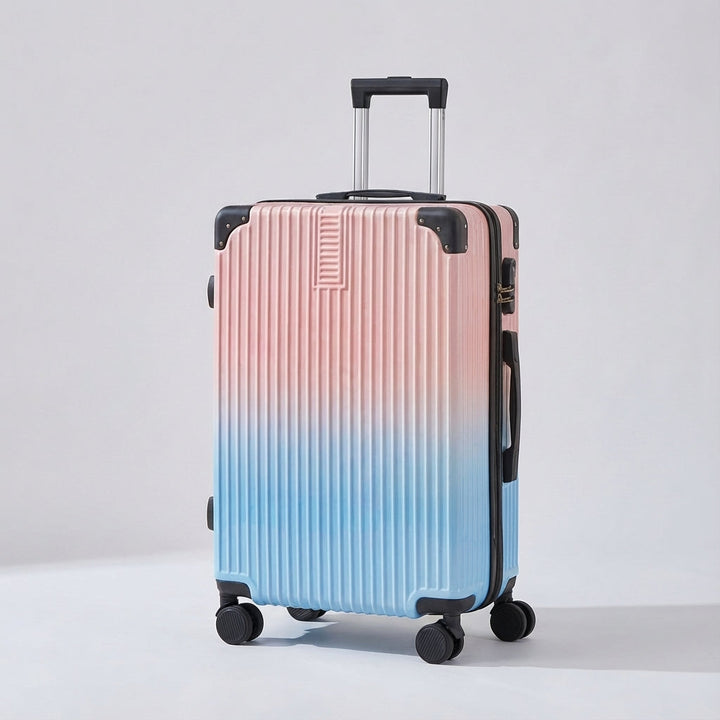 Trendy harde koffer met opvallende print. Voorzien van zwenkwielen en TSA slot voor comfortabel en veilig reizen.