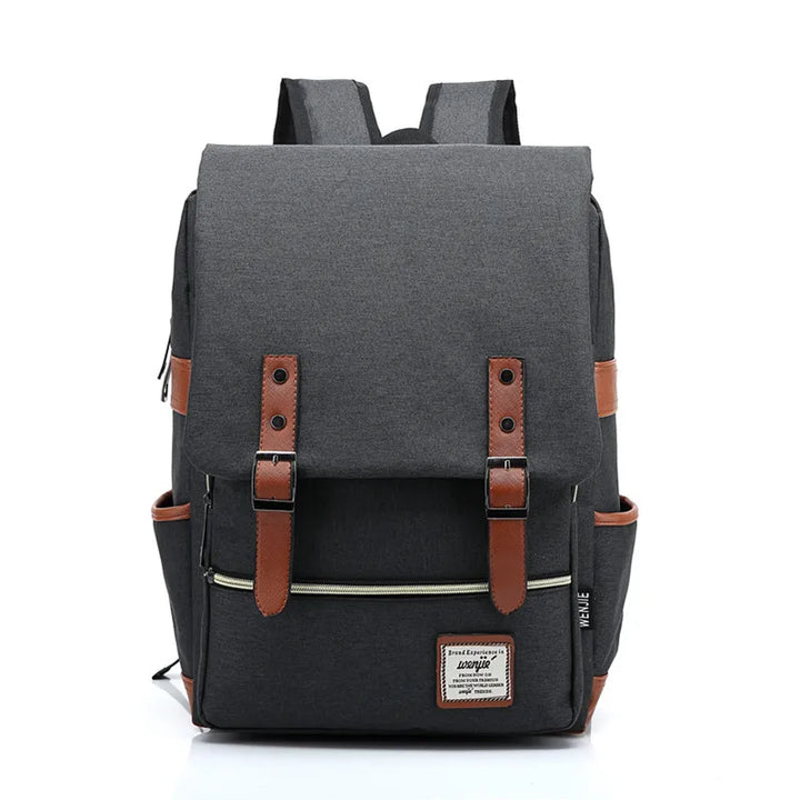 Ruime waterdichte laptop rugzak met beschermend vak voor laptops, ideaal voor school, werk & dagelijks.