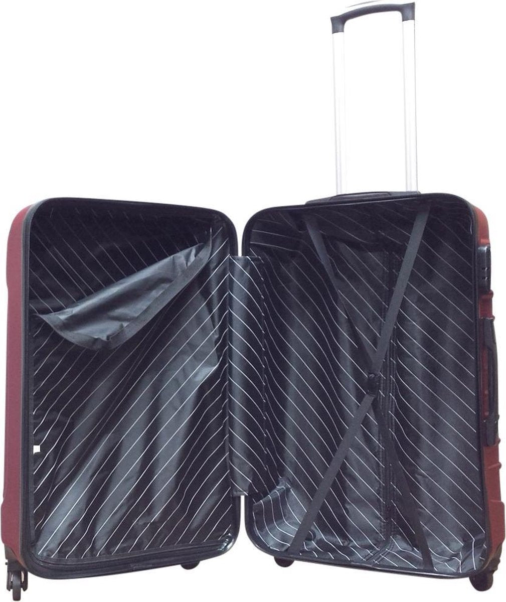 Modieuze 2-delige ABS hardcase kofferset (XL & S). Perfecte reisaccessoires voor de stijlbewuste reiziger.
