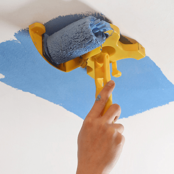 Efficiënt schildergereedschap: randen schilderen zonder afplaktape, voor strakke lijnen en tijdbesparing.