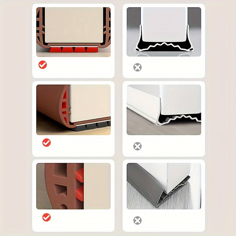 Hoogwaardige deurstopper tochtstrip voor isolatie. Winddicht, geluidsisolerend en verstelbaar.