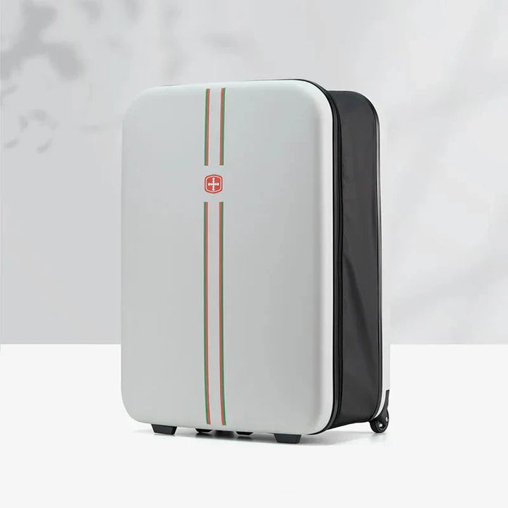 Moderne Porto hardcase vouwkoffer met duurzaam design; ideaal voor frequente reizigers en weekendtrips.