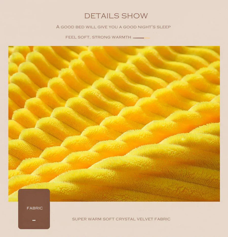 Ultiem zacht fleece dekbedovertrek met fluweel textuur. Luxe en warm beddengoed.