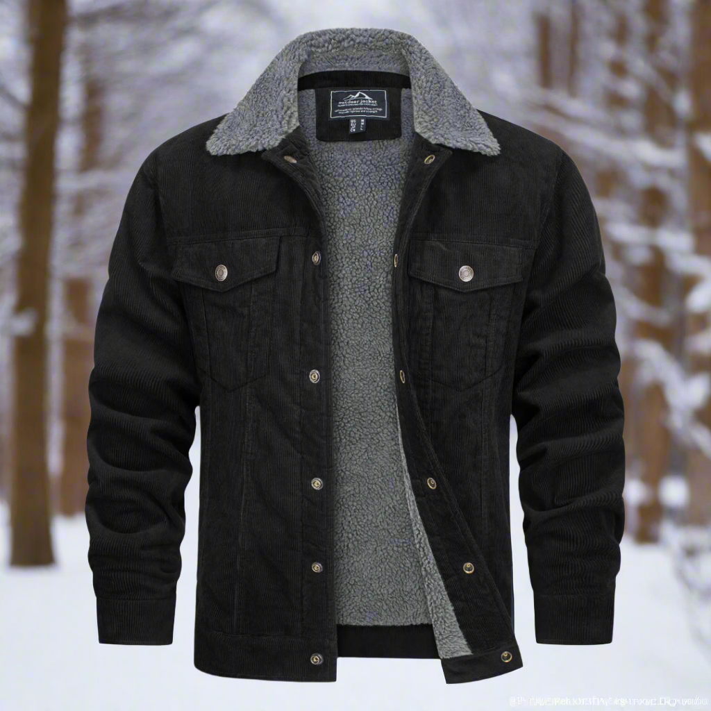 Heren spijkerjack van duurzaam denim, warm gevoerd voor koude dagen. Ideaal als herfst- of winterjack.