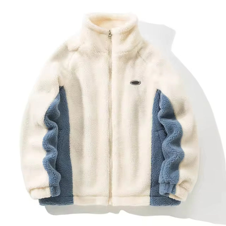 Trendy herenvest met ritssluiting en opstaande kraag; warm, comfortabel en modieus voor mannen.