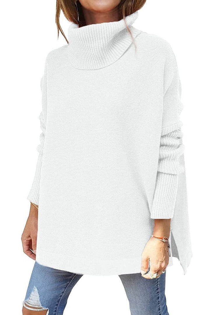 Comfortabele losvallende damestrui Amara met colkraag voor casual elegantie.