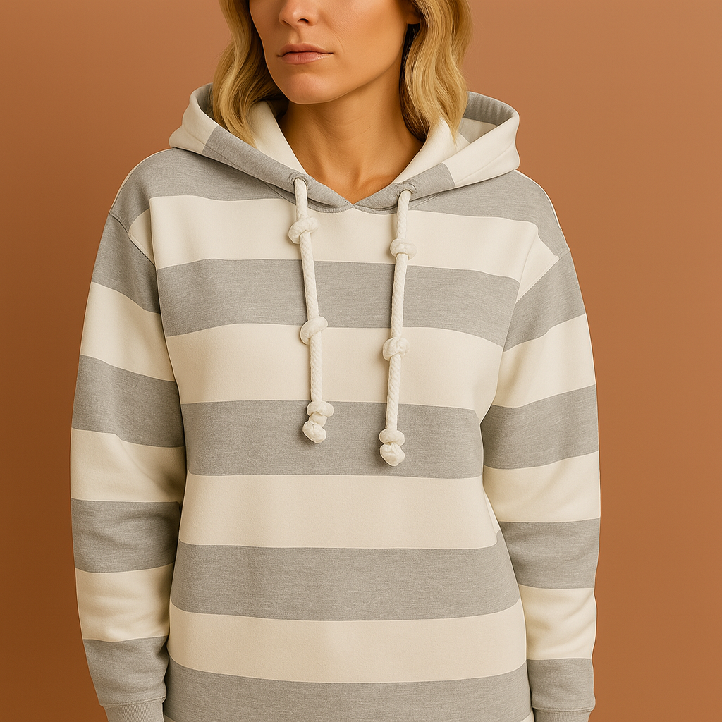 Comfortabele dames winter hoodie, zacht en modieus. Perfecte trui met capuchon voor dagelijkse kleding.