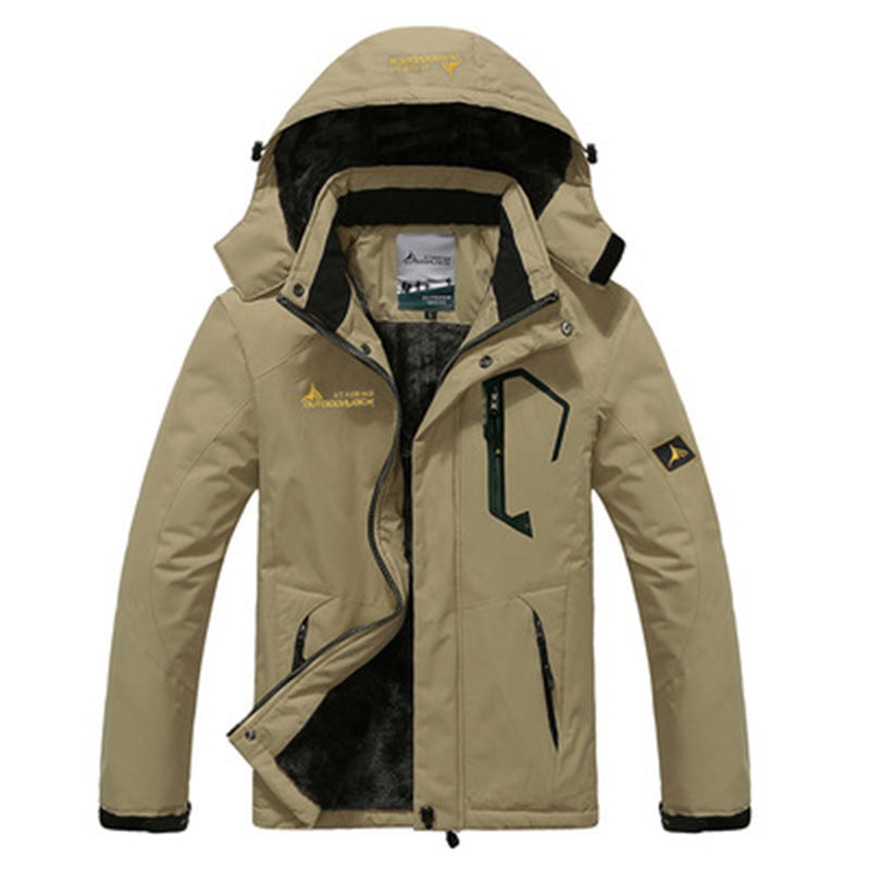 Comfortabele heren winterjas parka, afneembare capuchon, waterafstotend en windwerend voor elke dag.