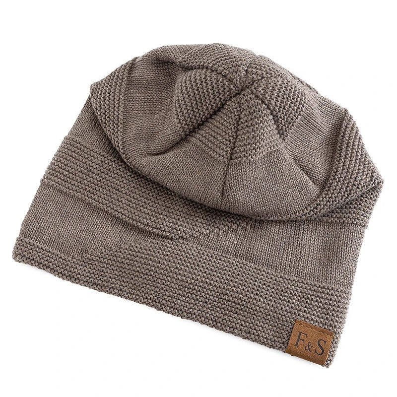 Trendy heren winteraccessoire, de comfortabele en warme slouchy muts. Stijlvol voor elke man.