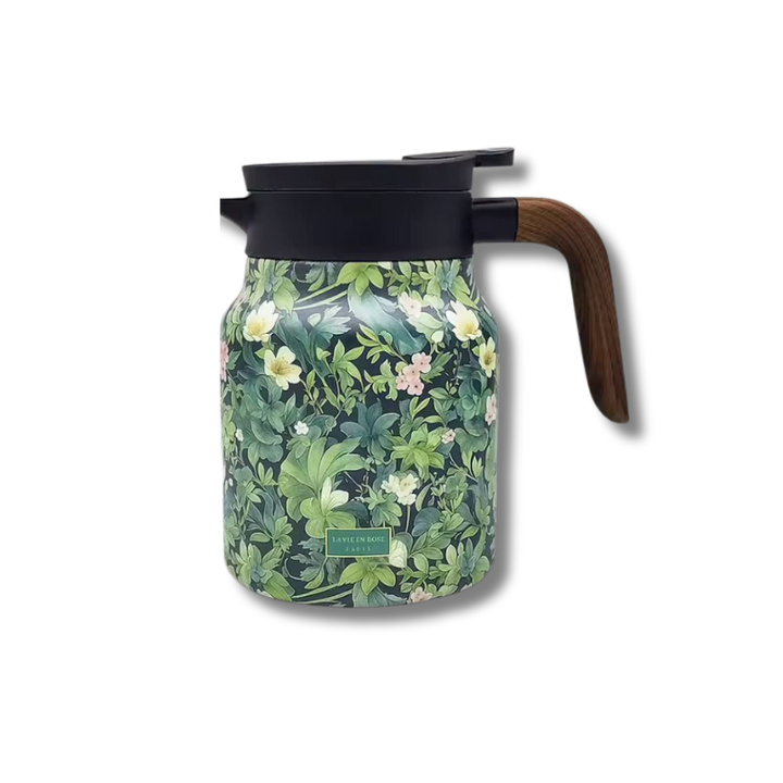 Warmhoud theepot RVS met geïntegreerde theezeef. Houdt thee lang warm, ideaal voor de keuken.