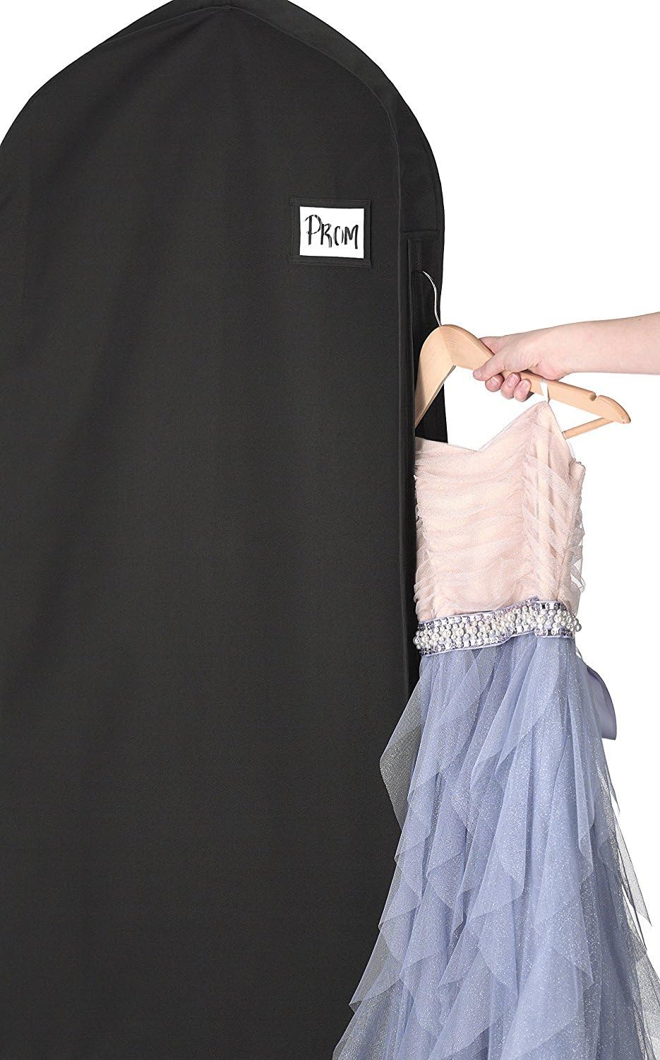Multifunctionele kledingtas met rits; perfecte reisaccessoires voor een geordende garderobe.