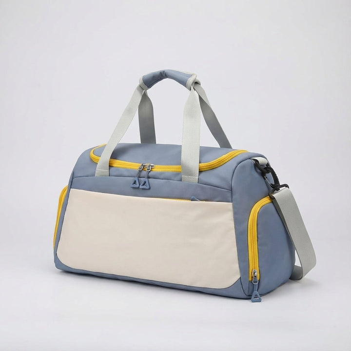Unisex waterbestendige duffelbag en sporttas voor weekendtrips, reizen en gym, met veel opbergvakken.
