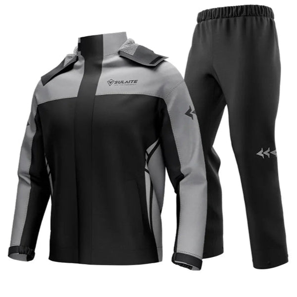 Praktisch unisex regenpak Stormex, compact op te bergen en ideaal voor spontane buien onderweg.