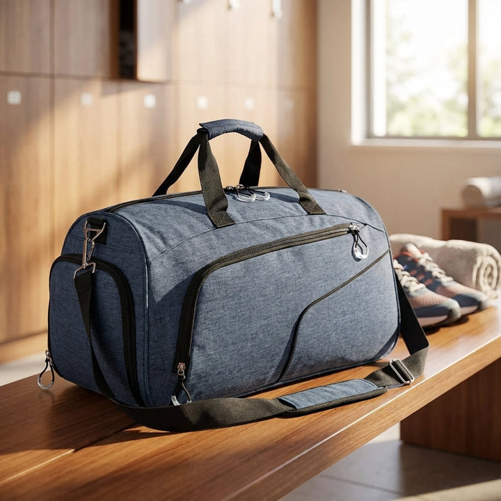 Waterdichte FlexDuffel reistas 35L, ideaal voor sport, reizen en weekendtrips. Ruime en duurzame bagage.