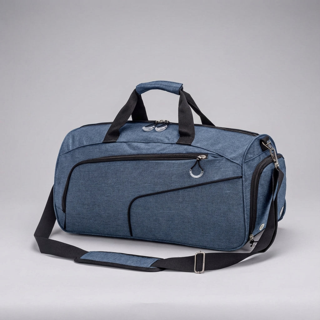 Compacte 35L waterdichte handbagage duffel, ideaal voor vliegreizen en weekendjes weg.