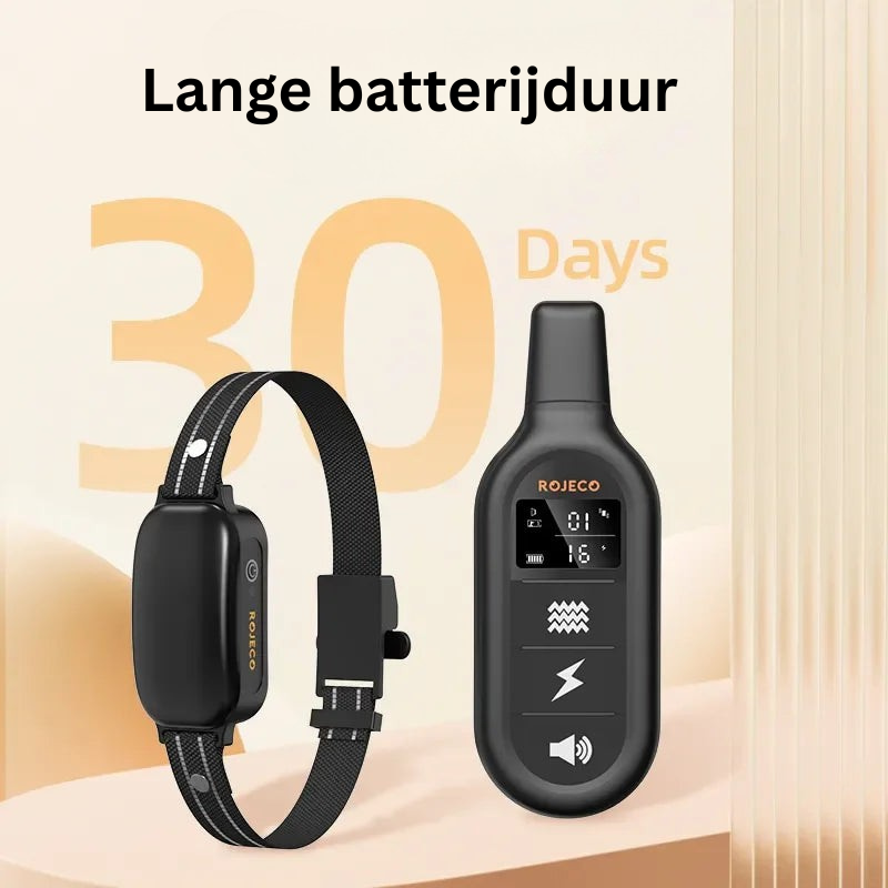 Premium waterdichte trainingshalsband voor honden; bevordert gehoorzaamheid en versterkt de band tussen hond en eigenaar.