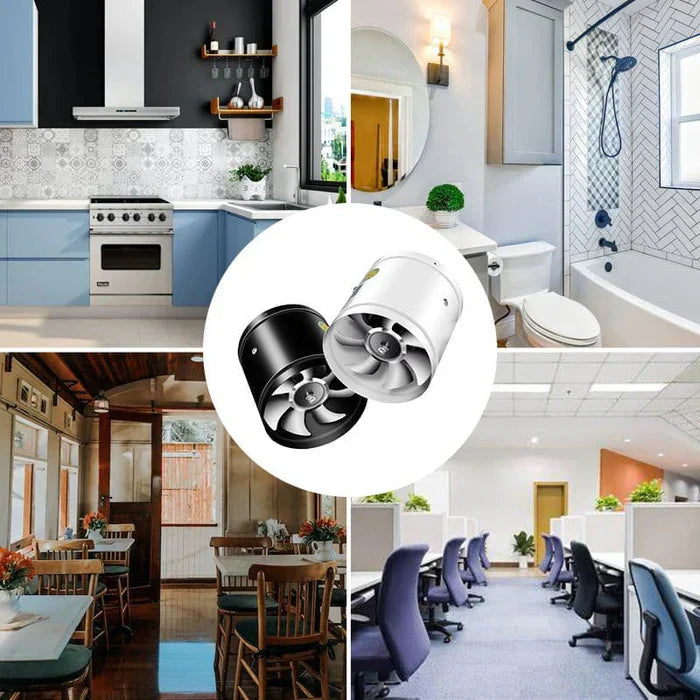 Moderne ventilator voor huis & kantoor, garandeert optimale luchtkwaliteit en stilte.