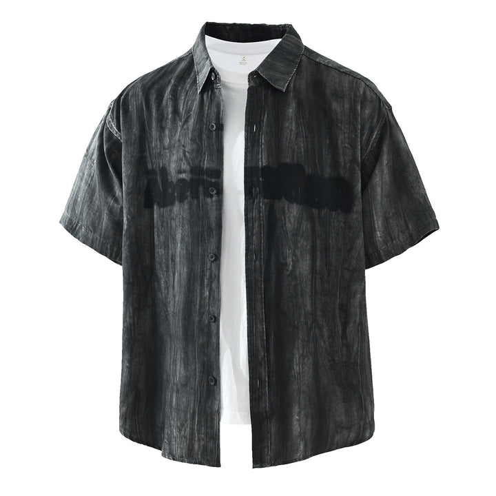 Heren casual overhemd met korte mouwen in wit. Ideaal voor zomerse dagen, comfortabel en modieus voor dagelijks gebruik.