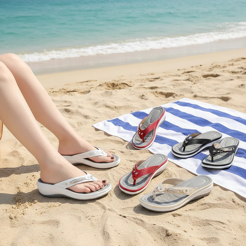 Zwarte dames slippers met zachte zool, ideaal voor dagelijks comfort en voetondersteuning.