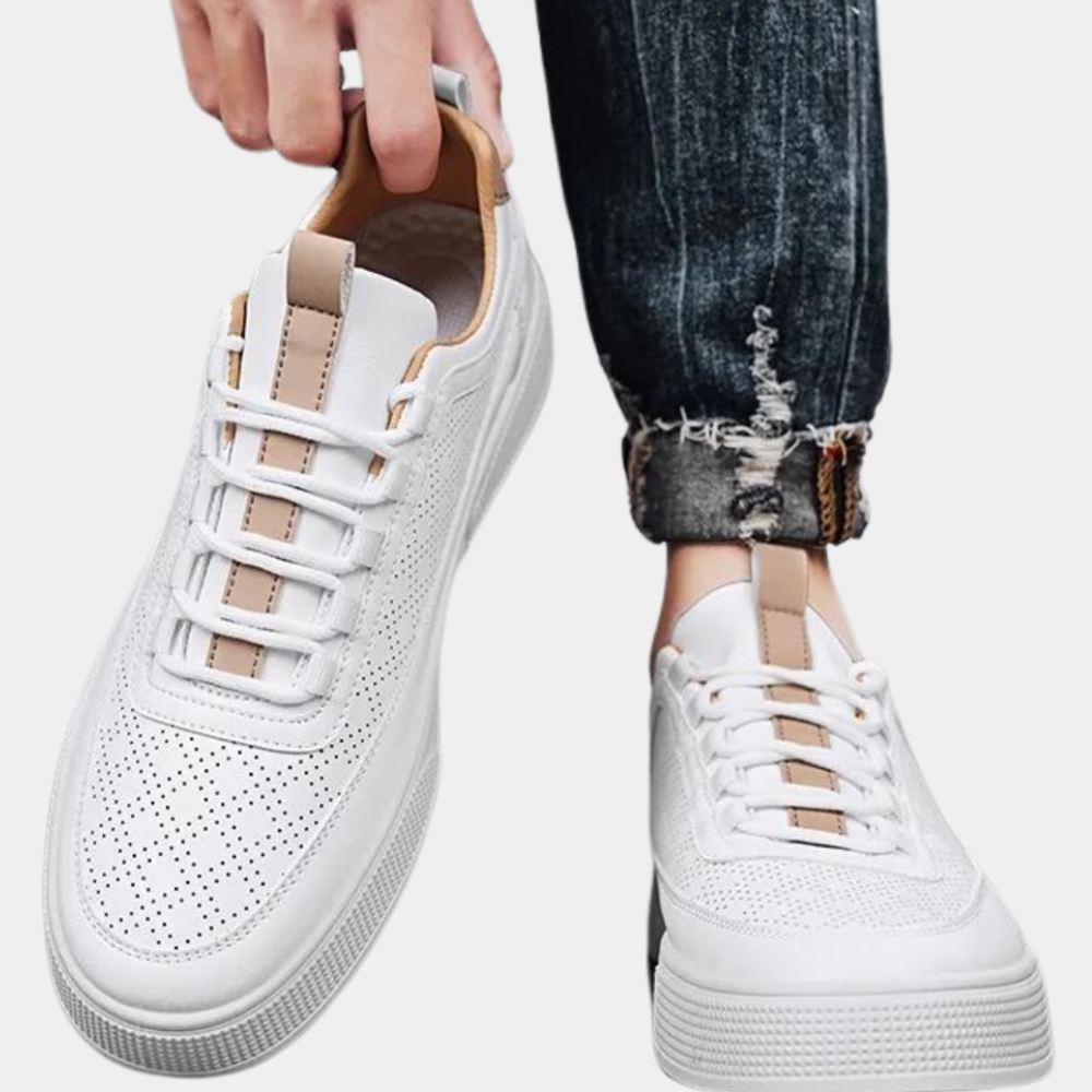 Comfortabele heren sneakers voor dagelijks gebruik; deze casual lichtgewicht schoenen zijn ideaal voor vrije tijd en mode.
