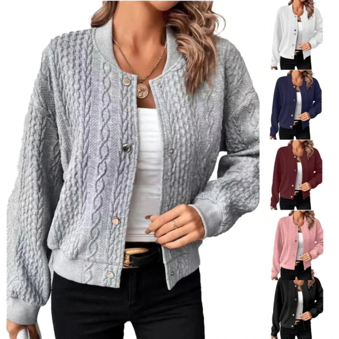 "Zacht damesvest met knoopjes, elegant ontwerp, perfect voor meerdere looks, gemaakt van hoogwaardige materialen."