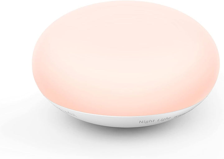 Draagbaar USB oplaadbaar nachtlicht voor babykamer, met zachte verlichting.