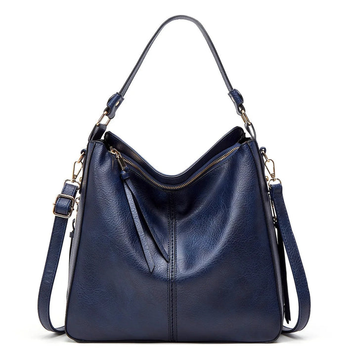Hoogwaardige zachte leren dames crossbody tas, ideaal als elegante handtas.