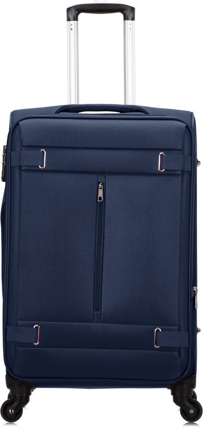 Comfortabele en lichtgewicht zachte reiskoffer Valencia, maakt elke vakantie of zakenreis gemakkelijker.