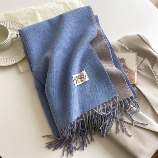 Elegante wollen sjaal voor dames, tijdloze stijl en extra warmte.