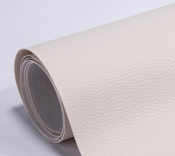 Zelfklevende PU leer reparatiepatch, perfect voor scheuren in bekleding, duurzaam.