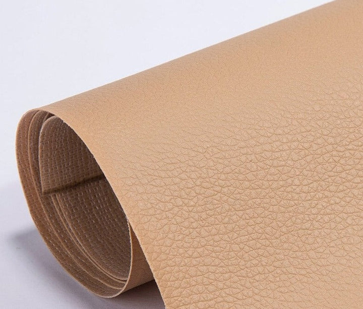 Zelfklevende PU leer patch voor snelle meubel reparatie, diverse kleuren beschikbaar.