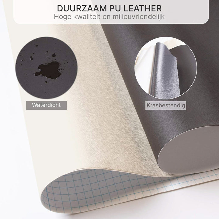 Waterdichte zelfklevende PU leer reparatie patch, perfect voor leeronderhoud.