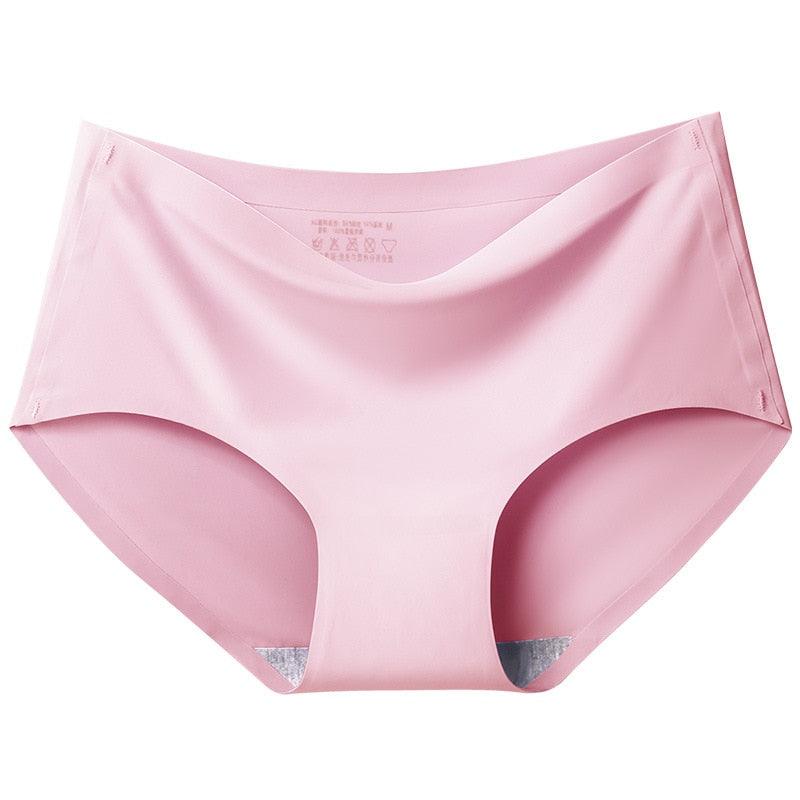 "Zijdezacht naadloos ondergoed in diverse kleuren, geen zichtbare lijnen, comfortabel en ademend voor dagelijks gebruik."