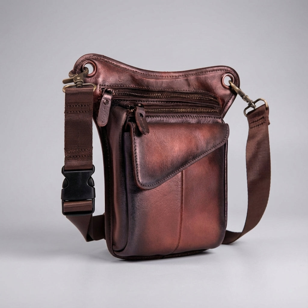 Praktische CrossGrip heup- en dijtas, unisex en waterbestendig, voor alledaagse essentials onderweg.