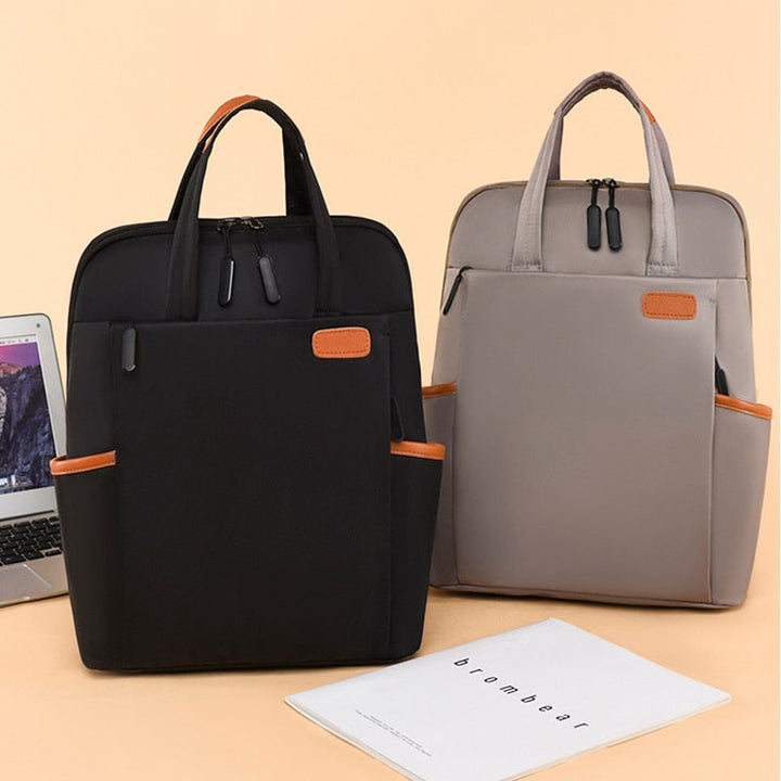 Compacte antidiefstal rugzak voor vrouwen, waterafstotend Oxford design, stijlvol en veilig.