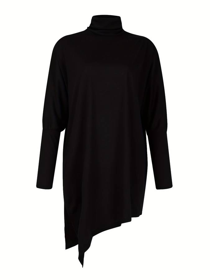 Gebreide dames coltrui, een tijdloze en comfortabele trui met lange mouw voor elegante winterkleding.