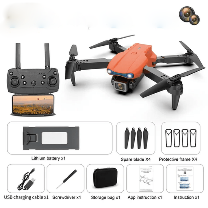 Close-up van de obstakeldetectiesensoren van de drone voor veilige vluchten.