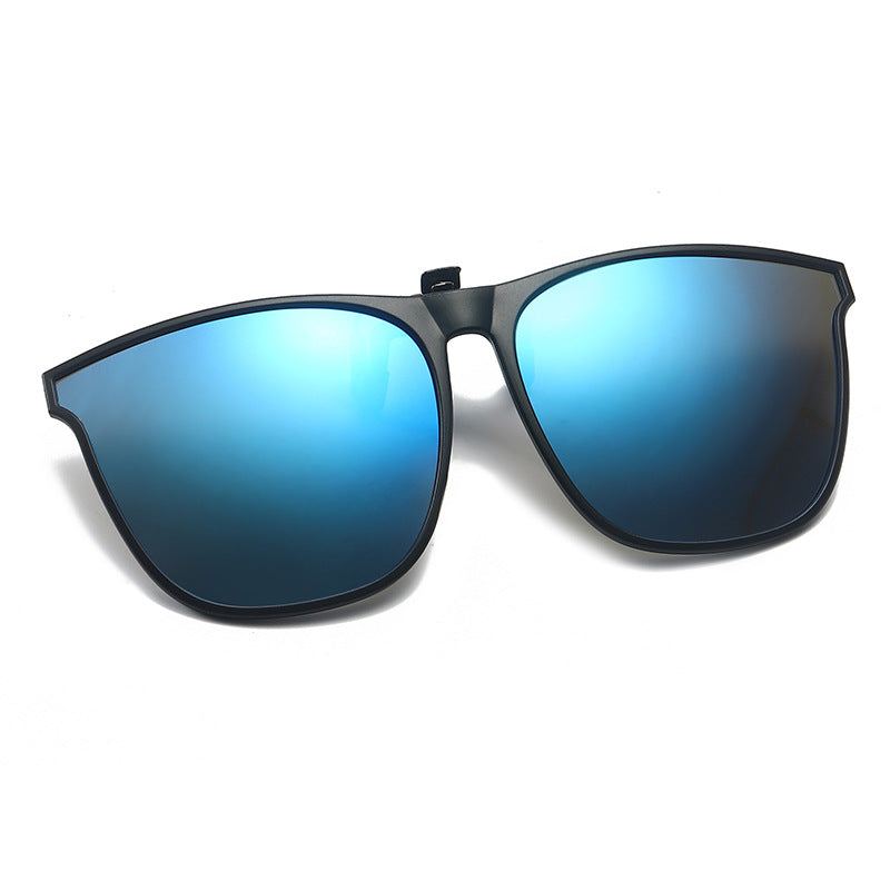 Direct comfort met deze gepolariseerde clip-on zonnebril; UV400 en anti-glans voor dames en heren.