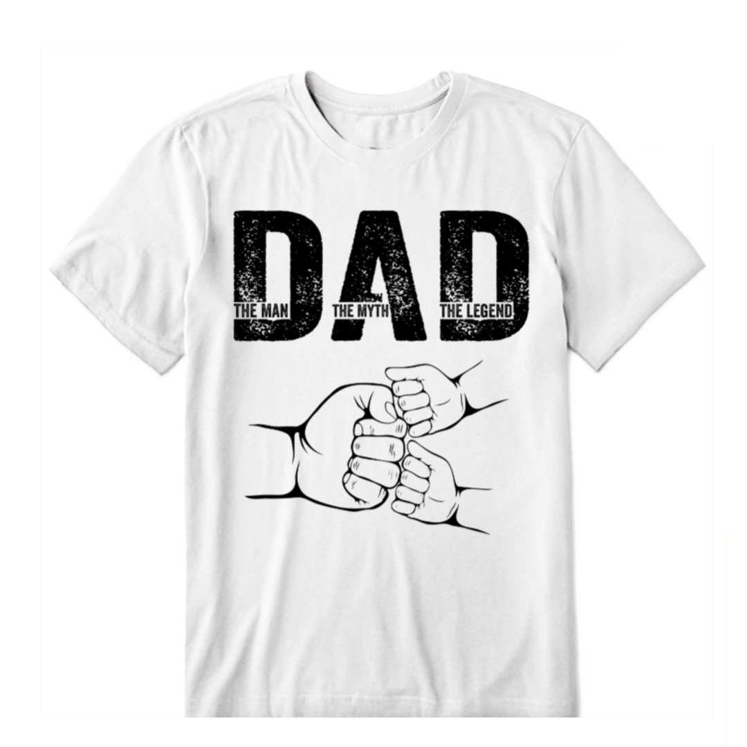 Trendy wit heren T-shirt, ideaal Vaderdag cadeau voor papa. Zachte katoen, comfortabele pasvorm, mannen kleding.